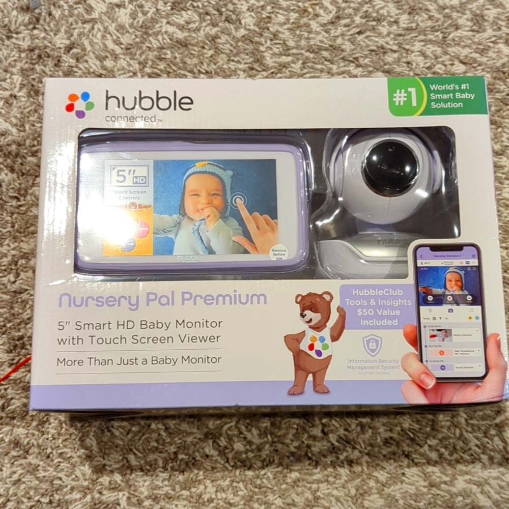 Baby monitor Hubble brand brand new nursery infant safety baby